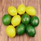 12-Piece Artificial Lemon Set – Realistic Yellow & Green Faux Lemons and Limes for Home Décor, Crafts, Vase Fillers, Fruit Bowls, and Photo Props